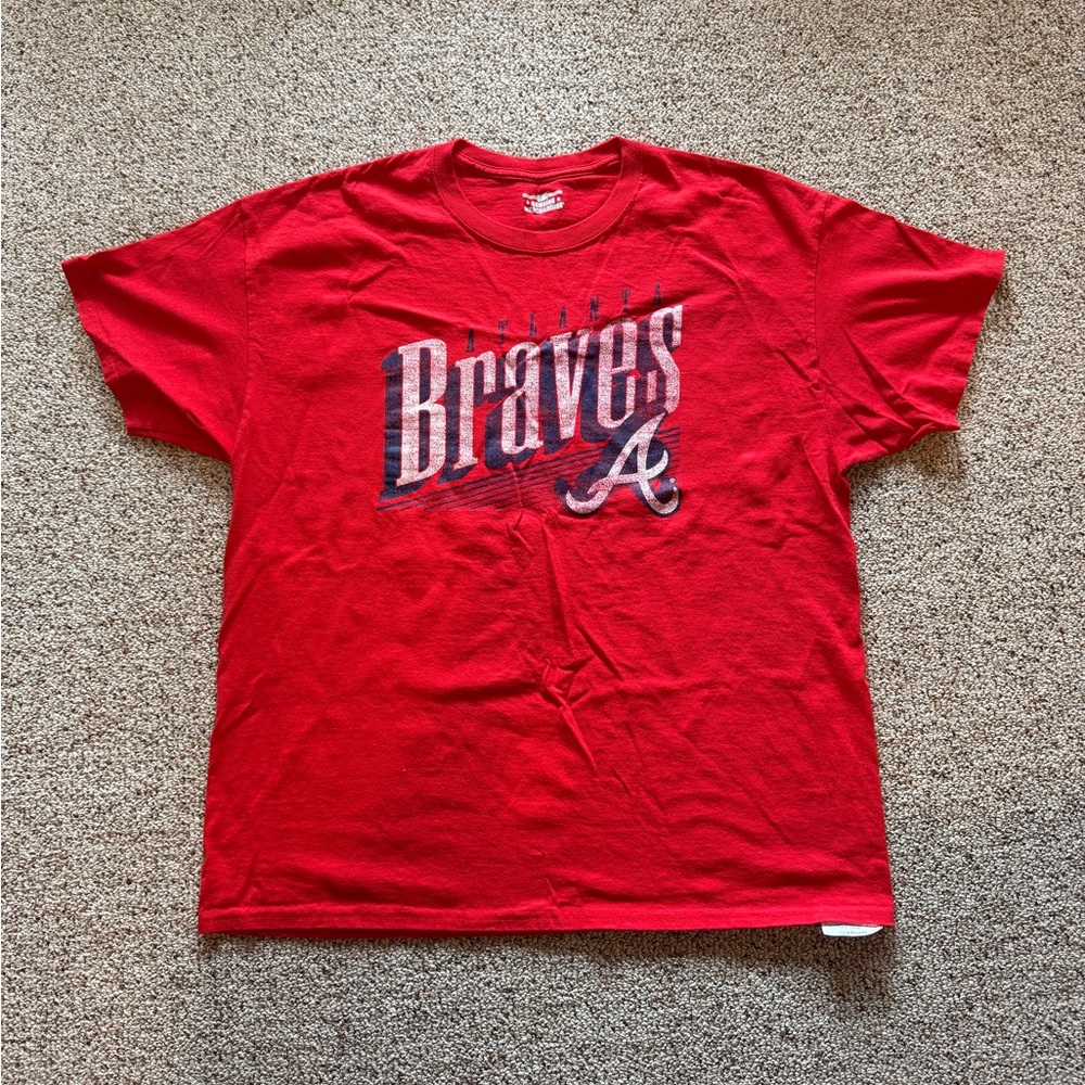 Atlanta Braves red tee